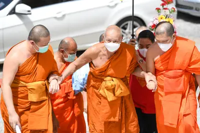 ประมวลภาพพิธีรับตราตั้งและมุทิตาสักการะเจ้าคณะอำเภออัมพวา วัดจุฬามณี ปี ๒๕๖๕