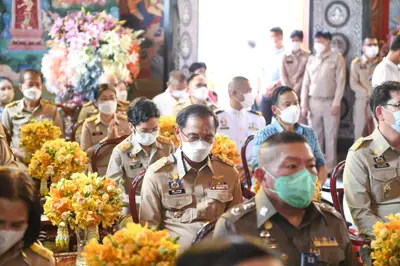 ประมวลภาพพิธีรับตราตั้งและมุทิตาสักการะเจ้าคณะอำเภออัมพวา วัดจุฬามณี ปี ๒๕๖๕