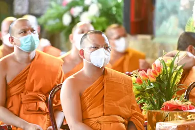 ประมวลภาพพิธีรับตราตั้งและมุทิตาสักการะเจ้าคณะอำเภออัมพวา วัดจุฬามณี ปี ๒๕๖๕