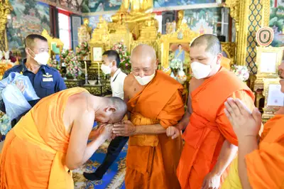 ประมวลภาพพิธีรับตราตั้งและมุทิตาสักการะเจ้าคณะอำเภออัมพวา วัดจุฬามณี ปี ๒๕๖๕