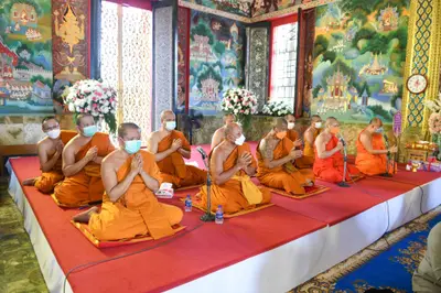 ประมวลภาพพิธีรับตราตั้งและมุทิตาสักการะเจ้าคณะอำเภออัมพวา วัดจุฬามณี ปี ๒๕๖๕