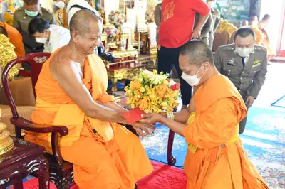 ประมวลภาพพิธีรับตราตั้งและมุทิตาสักการะเจ้าคณะอำเภออัมพวา วัดจุฬามณี ปี ๒๕๖๕