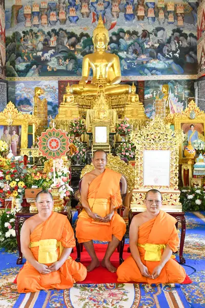 ประมวลภาพพิธีรับตราตั้งและมุทิตาสักการะเจ้าคณะอำเภออัมพวา วัดจุฬามณี ปี ๒๕๖๕