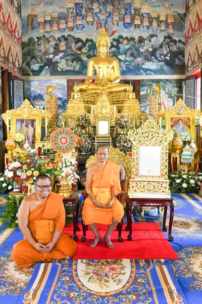 ประมวลภาพพิธีรับตราตั้งและมุทิตาสักการะเจ้าคณะอำเภออัมพวา วัดจุฬามณี ปี ๒๕๖๕