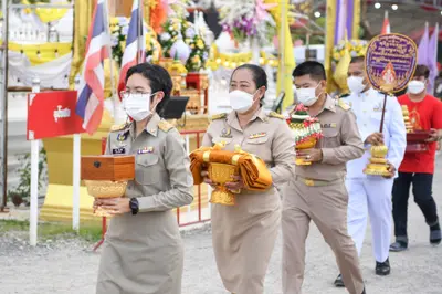 ประมวลภาพพิธีรับตราตั้งและมุทิตาสักการะเจ้าคณะอำเภออัมพวา วัดจุฬามณี ปี ๒๕๖๕