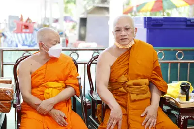 ประมวลภาพพิธีรับตราตั้งและมุทิตาสักการะเจ้าคณะอำเภออัมพวา วัดจุฬามณี ปี ๒๕๖๕