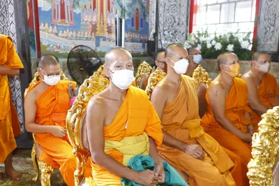 ประมวลภาพพิธีรับตราตั้งและมุทิตาสักการะเจ้าคณะอำเภออัมพวา วัดจุฬามณี ปี ๒๕๖๕
