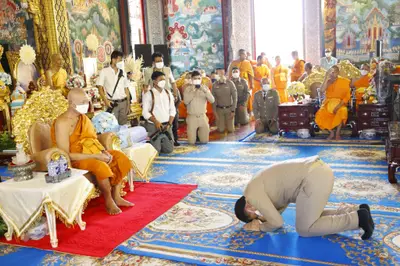 ประมวลภาพพิธีรับตราตั้งและมุทิตาสักการะเจ้าคณะอำเภออัมพวา วัดจุฬามณี ปี ๒๕๖๕