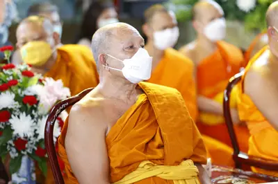 ประมวลภาพพิธีรับตราตั้งและมุทิตาสักการะเจ้าคณะอำเภออัมพวา วัดจุฬามณี ปี ๒๕๖๕