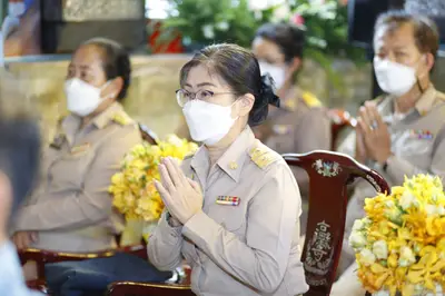 ประมวลภาพพิธีรับตราตั้งและมุทิตาสักการะเจ้าคณะอำเภออัมพวา วัดจุฬามณี ปี ๒๕๖๕