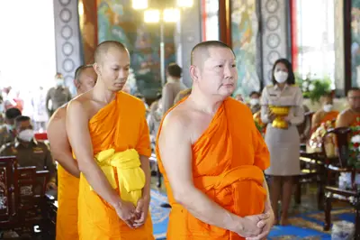 ประมวลภาพพิธีรับตราตั้งและมุทิตาสักการะเจ้าคณะอำเภออัมพวา วัดจุฬามณี ปี ๒๕๖๕