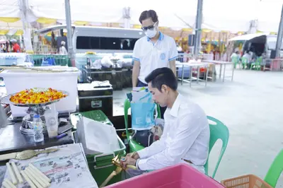 ประมวลภาพพิธีบวงสรวงและมอบเหรียญเสมา วัดจุฬามณี ปี ๒๕๖๕