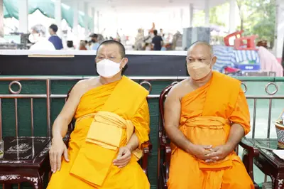 ประมวลภาพพิธีบวงสรวงและมอบเหรียญเสมา วัดจุฬามณี ปี ๒๕๖๕