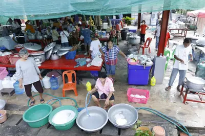 ประมวลภาพพิธีบวงสรวงและมอบเหรียญเสมา วัดจุฬามณี ปี ๒๕๖๕