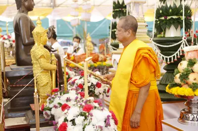ประมวลภาพพิธีบวงสรวงและมอบเหรียญเสมา วัดจุฬามณี ปี ๒๕๖๕