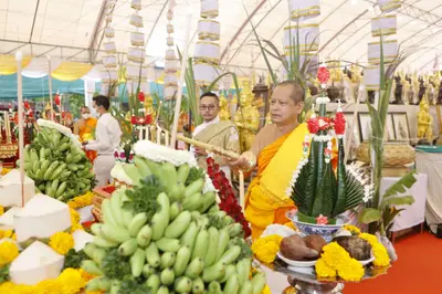 ประมวลภาพพิธีบวงสรวงและมอบเหรียญเสมา วัดจุฬามณี ปี ๒๕๖๕