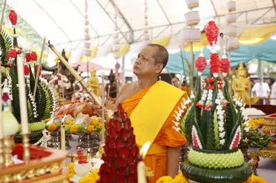 ประมวลภาพพิธีบวงสรวงและมอบเหรียญเสมา วัดจุฬามณี ปี ๒๕๖๕