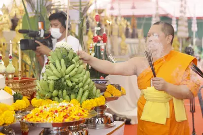 ประมวลภาพพิธีบวงสรวงและมอบเหรียญเสมา วัดจุฬามณี ปี ๒๕๖๕