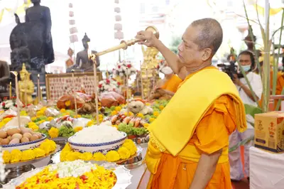 ประมวลภาพพิธีบวงสรวงและมอบเหรียญเสมา วัดจุฬามณี ปี ๒๕๖๕