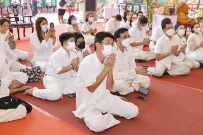 ประมวลภาพพิธีบวงสรวงและมอบเหรียญเสมา วัดจุฬามณี ปี ๒๕๖๕