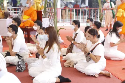 ประมวลภาพพิธีบวงสรวงและมอบเหรียญเสมา วัดจุฬามณี ปี ๒๕๖๕
