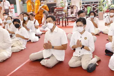 ประมวลภาพพิธีบวงสรวงและมอบเหรียญเสมา วัดจุฬามณี ปี ๒๕๖๕