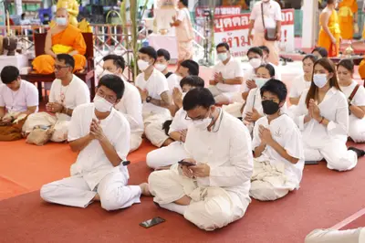 ประมวลภาพพิธีบวงสรวงและมอบเหรียญเสมา วัดจุฬามณี ปี ๒๕๖๕