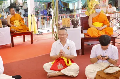ประมวลภาพพิธีบวงสรวงและมอบเหรียญเสมา วัดจุฬามณี ปี ๒๕๖๕