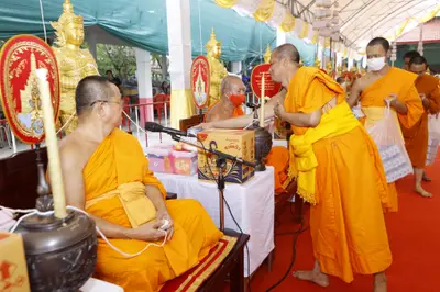 ประมวลภาพพิธีบวงสรวงและมอบเหรียญเสมา วัดจุฬามณี ปี ๒๕๖๕