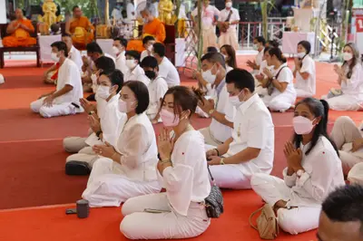 ประมวลภาพพิธีบวงสรวงและมอบเหรียญเสมา วัดจุฬามณี ปี ๒๕๖๕