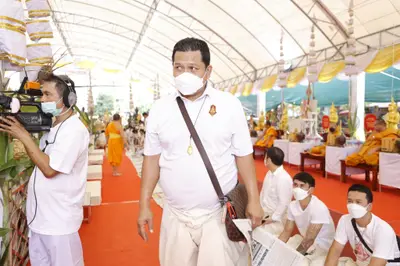 ประมวลภาพพิธีบวงสรวงและมอบเหรียญเสมา วัดจุฬามณี ปี ๒๕๖๕
