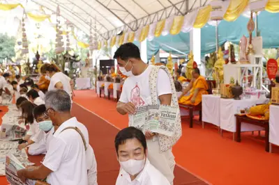 ประมวลภาพพิธีบวงสรวงและมอบเหรียญเสมา วัดจุฬามณี ปี ๒๕๖๕