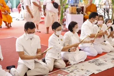 ประมวลภาพพิธีบวงสรวงและมอบเหรียญเสมา วัดจุฬามณี ปี ๒๕๖๕