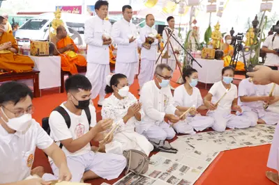 ประมวลภาพพิธีบวงสรวงและมอบเหรียญเสมา วัดจุฬามณี ปี ๒๕๖๕