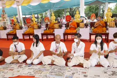 ประมวลภาพพิธีบวงสรวงและมอบเหรียญเสมา วัดจุฬามณี ปี ๒๕๖๕