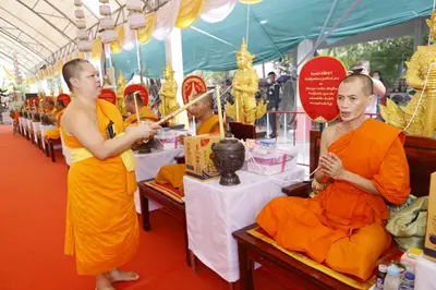 ประมวลภาพพิธีบวงสรวงและมอบเหรียญเสมา วัดจุฬามณี ปี ๒๕๖๕