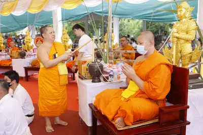 ประมวลภาพพิธีบวงสรวงและมอบเหรียญเสมา วัดจุฬามณี ปี ๒๕๖๕