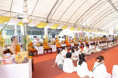 ประมวลภาพพิธีบวงสรวงและมอบเหรียญเสมา วัดจุฬามณี ปี ๒๕๖๕