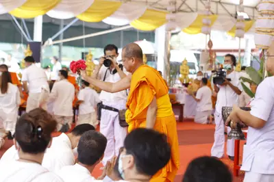 ประมวลภาพพิธีบวงสรวงและมอบเหรียญเสมา วัดจุฬามณี ปี ๒๕๖๕