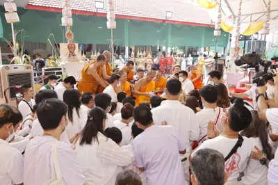 ประมวลภาพพิธีบวงสรวงและมอบเหรียญเสมา วัดจุฬามณี ปี ๒๕๖๕