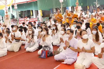 ประมวลภาพพิธีบวงสรวงและมอบเหรียญเสมา วัดจุฬามณี ปี ๒๕๖๕