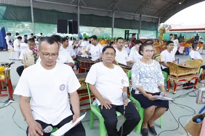 ประมวลภาพพิธีบวงสรวงและมอบเหรียญเสมา วัดจุฬามณี ปี ๒๕๖๕