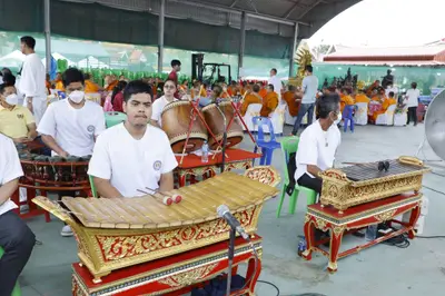 ประมวลภาพพิธีบวงสรวงและมอบเหรียญเสมา วัดจุฬามณี ปี ๒๕๖๕