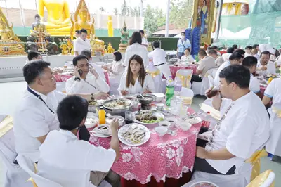 ประมวลภาพพิธีบวงสรวงและมอบเหรียญเสมา วัดจุฬามณี ปี ๒๕๖๕