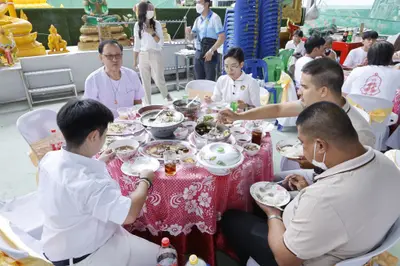 ประมวลภาพพิธีบวงสรวงและมอบเหรียญเสมา วัดจุฬามณี ปี ๒๕๖๕