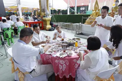 ประมวลภาพพิธีบวงสรวงและมอบเหรียญเสมา วัดจุฬามณี ปี ๒๕๖๕