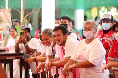 ประมวลภาพพิธีบวงสรวงและมอบเหรียญเสมา วัดจุฬามณี ปี ๒๕๖๕