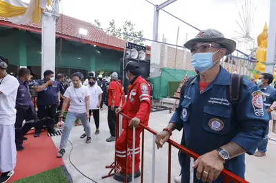 ประมวลภาพพิธีบวงสรวงและมอบเหรียญเสมา วัดจุฬามณี ปี ๒๕๖๕