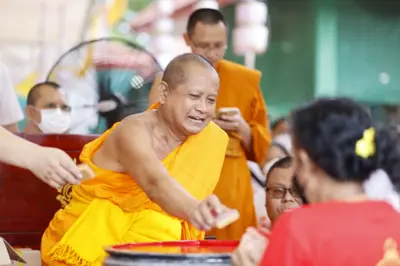 ประมวลภาพพิธีบวงสรวงและมอบเหรียญเสมา วัดจุฬามณี ปี ๒๕๖๕
