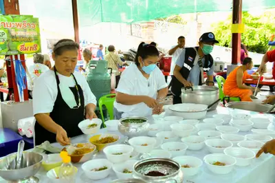 ประมวลภาพพิธีบวงสรวงและมอบเหรียญเสมา วัดจุฬามณี ปี ๒๕๖๕